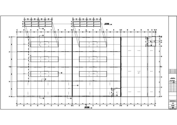 厂房设计_济南市某工厂2层厂房全套建筑设计CAD图纸（含结构图）_图1