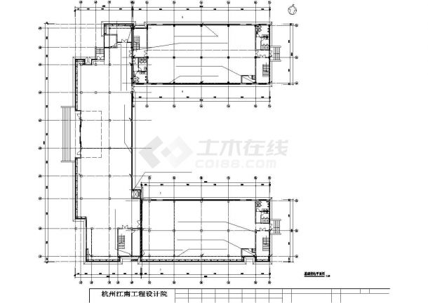 办公楼设计_芜湖市某工厂4层办公楼电气系统设计CAD图纸-图一