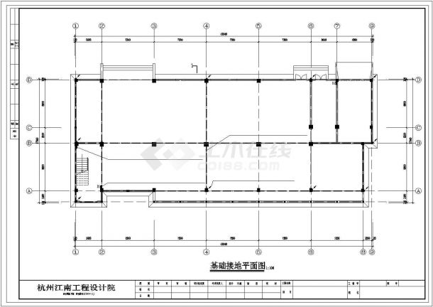 东莞某工业区5层生活楼电气系统设计CAD图纸-图一