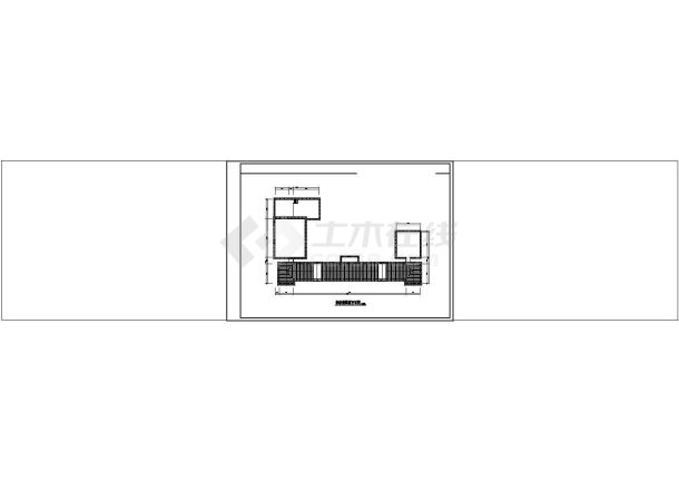 某农村中学建筑设计cad施工全套图纸-图一