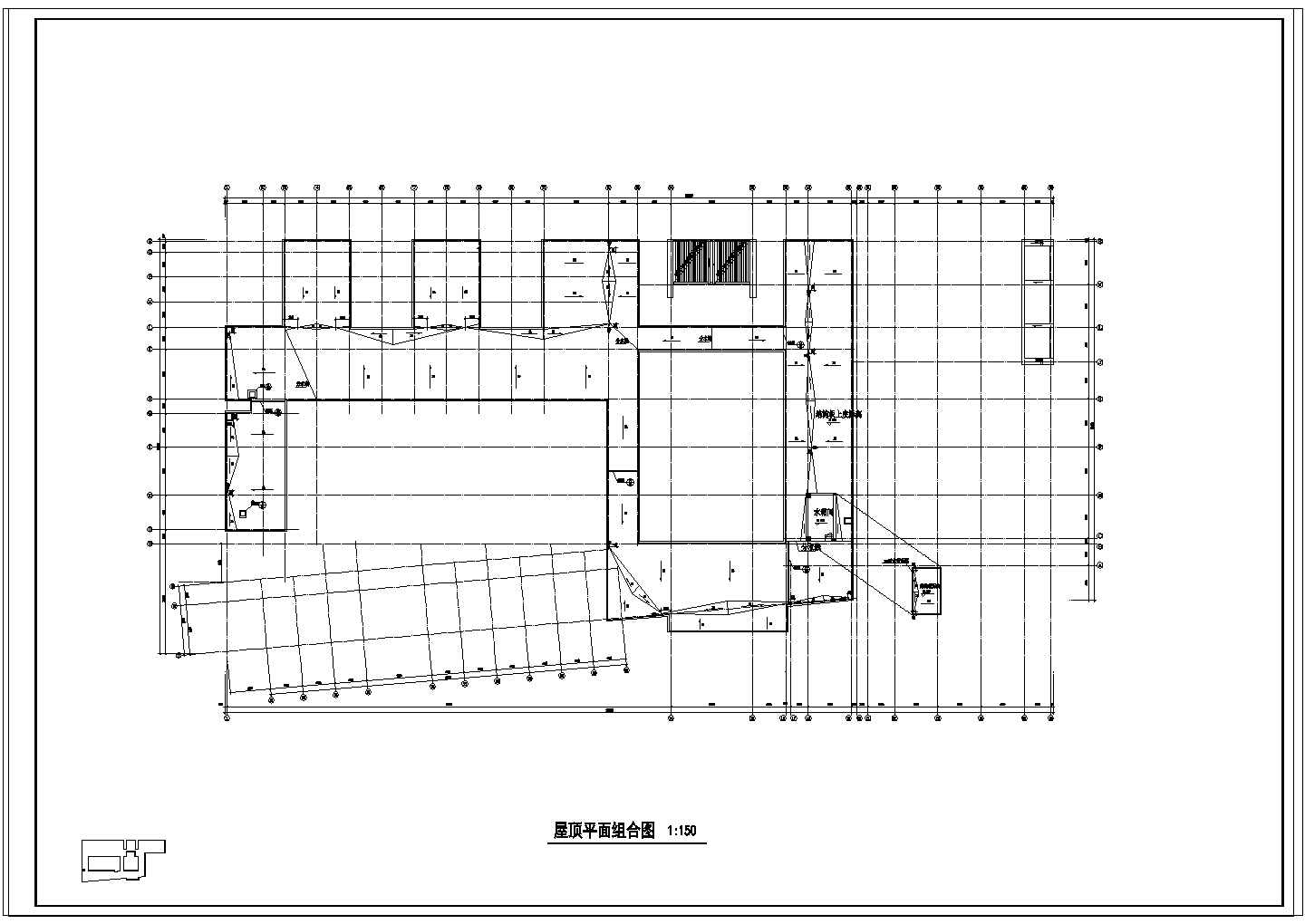 某小学教学楼建筑cad平面图