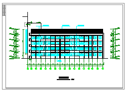 某中学全套建筑结构施工设计CAD图纸-图二