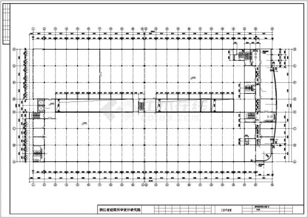 厂房设计_南昌某小型五金厂4层车间厂房设计CAD图纸-图二