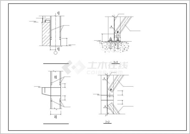 厂房设计_珠海市某大型海鲜工厂钢结构厂房建筑设计CAD图纸-图二