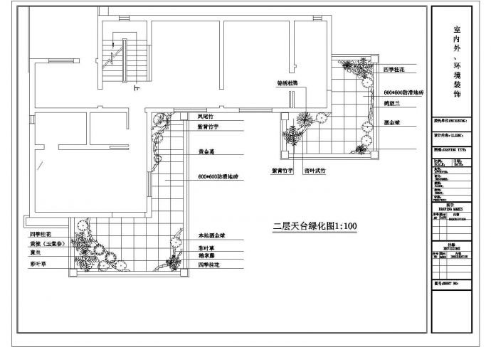 某现代高级别墅室内外环境装饰设计cad详细施工图（甲级院设计）_图1