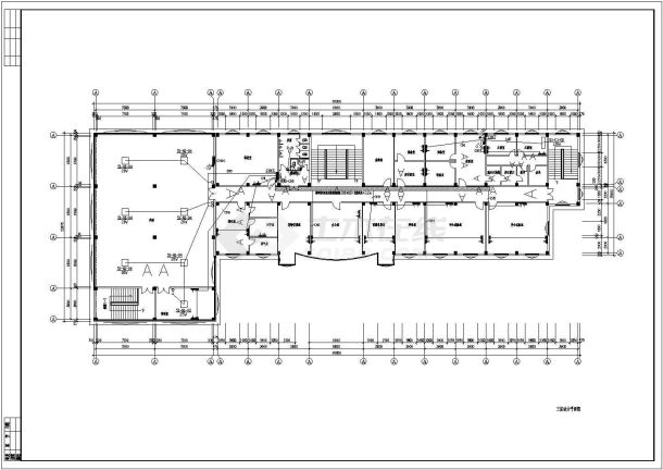某单位办公楼电气设计图纸-图二