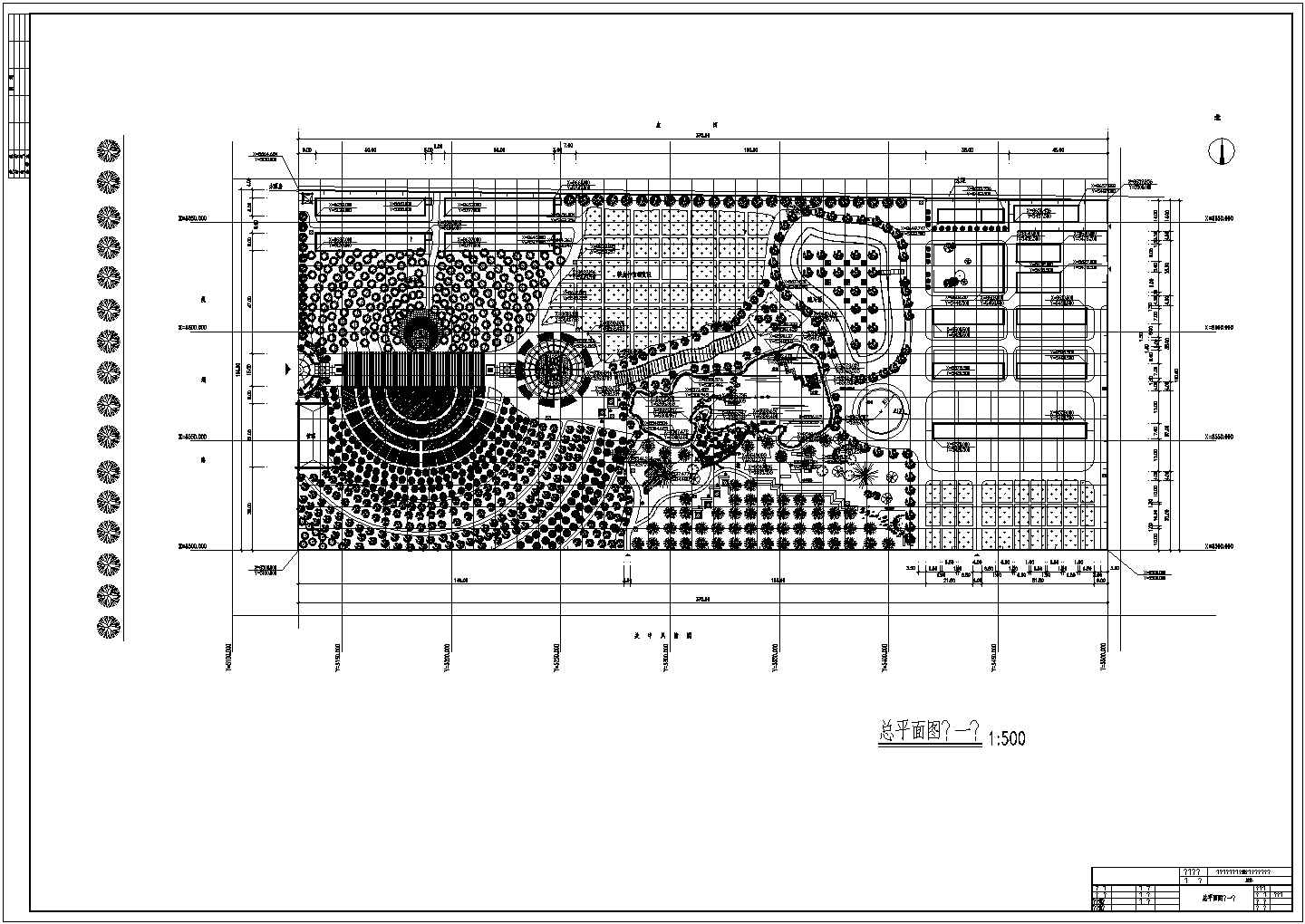 江西某大型农业生态观光园规划cad平面图(含总平面图)