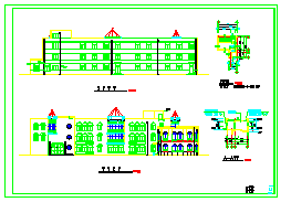 某地区幼儿园建筑施工设计CAD图-图一