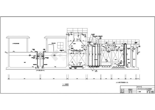 某新材料废水处理工艺设计详细方案CAD图纸-图二