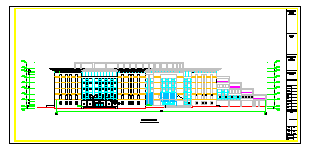 行政办公楼cad建筑设计施工图_图1