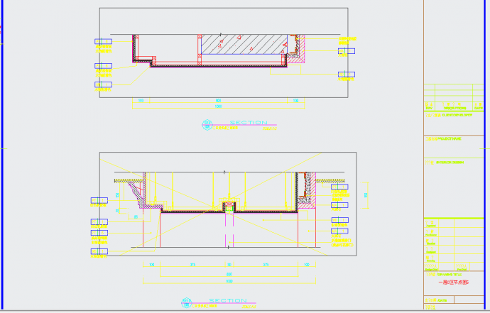 某地三层现代风格会所室内设计施工图CAD图纸_图1