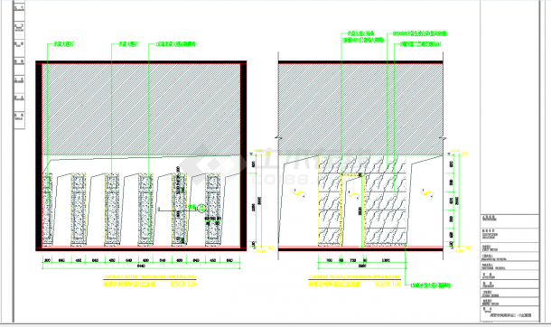 某地新古典主义水疗会所设计施工图CAD图纸-图一