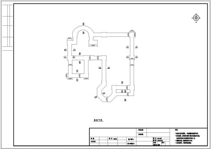平谷两层别墅建筑结构cad设计施工图_图1