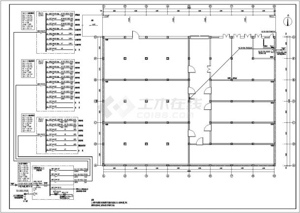 某两层冷库及粮库配电设计cad全套电气施工图纸-图二
