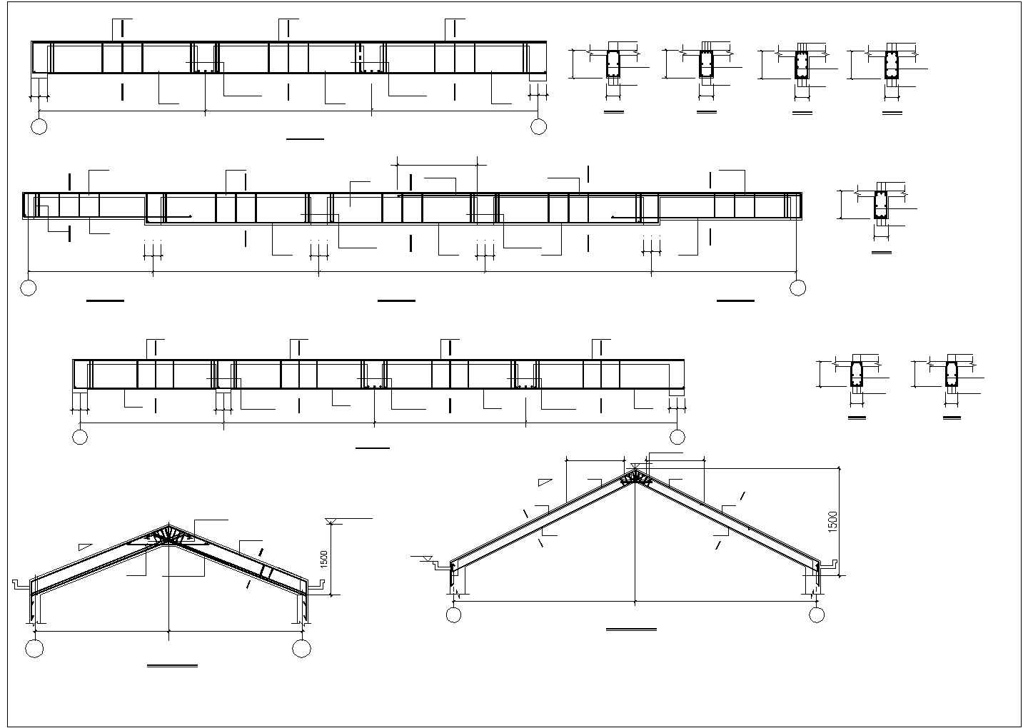 某地云海花园幼儿园结构设计CAD图纸
