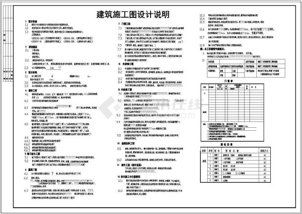 单家独院式三层别墅建筑结构设计施工图-图二