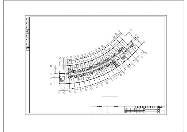 某地区城市高层办公楼建筑给排水设计施工CAD图纸-图二