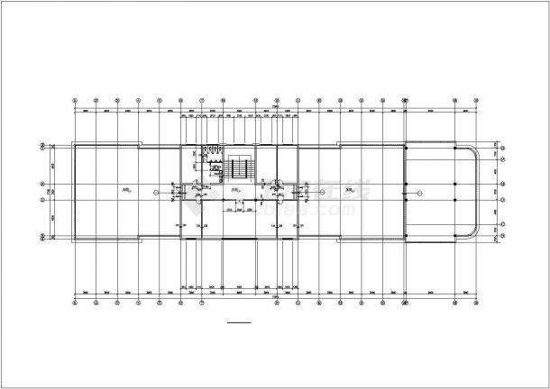 厂房设计_乌鲁木齐市某工厂3层加工厂房建筑设计CAD图纸-图一