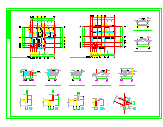 古典园林式独立别墅建筑CAD施工设计图纸-图二