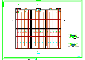 净水厂清水池结构cad设计施工图_图1