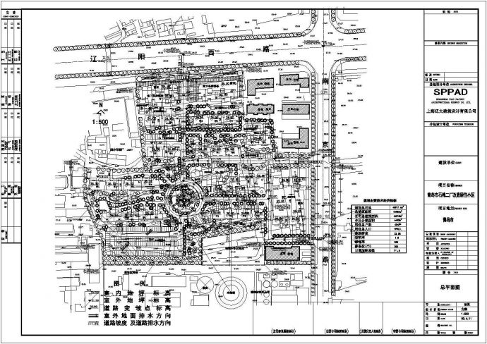 杭州某石棉瓦厂4.8万平米新厂区平面规划设计CAD图纸_图1