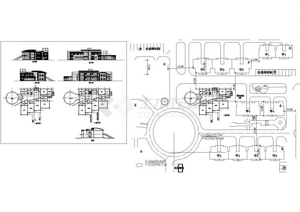 常州市某2层私立幼儿园全套建筑设计CAD图纸-图一