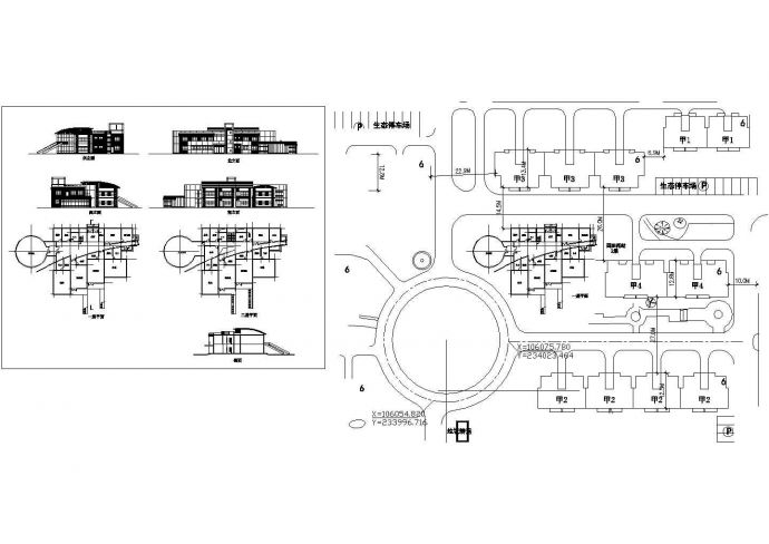 常州市某2层私立幼儿园全套建筑设计CAD图纸_图1
