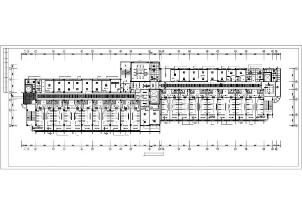 某地区九层医疗建筑设计方案施工CAD图纸-图二