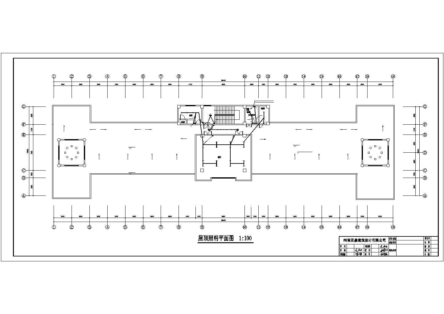 某地区单位五层办公楼电气设计方案施工CAD图纸
