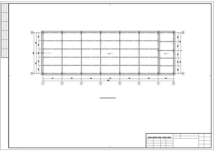 镇江某大型工厂热处理车间结构设计CAD图纸_图1
