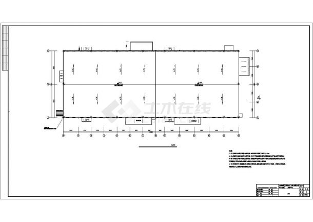 苏州某小型工厂2层车间电气系统设计CAD图纸-图一