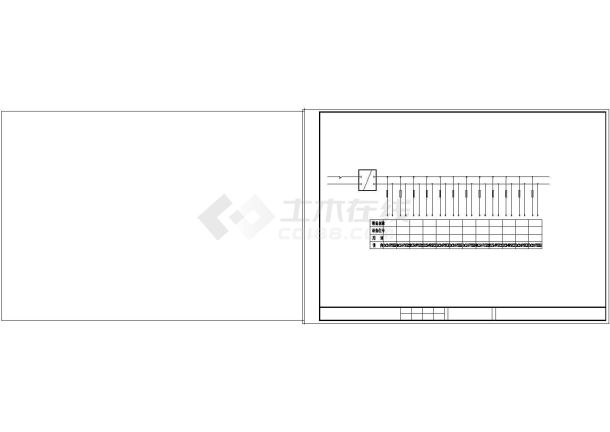 [浙江]自来水厂处理工程cad施工图（供电系统）-图一