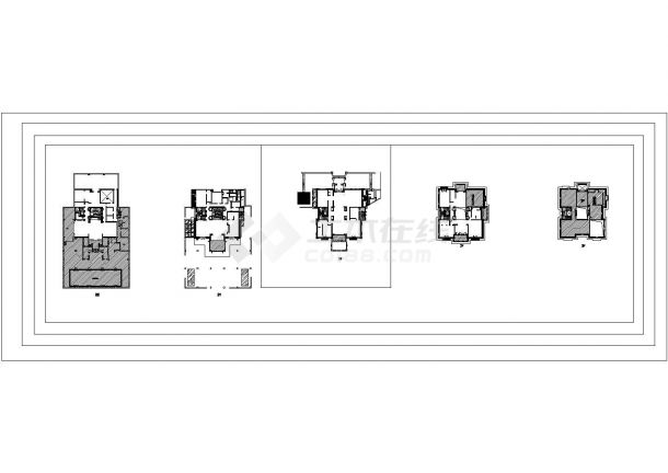 某地区别墅加层开洞补板改造设计方案施工CAD图纸-图一
