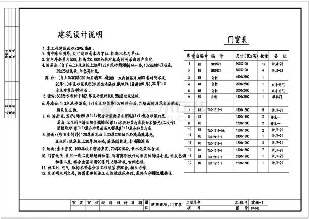 3层独栋别墅建筑设计全套施工图-图一