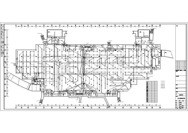 某地区地下汽车库电气设计方案施工CAD图纸-图一