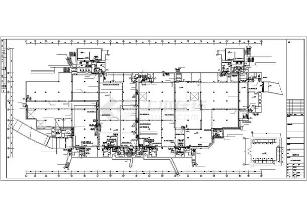 某地区地下汽车库电气设计方案施工CAD图纸-图二