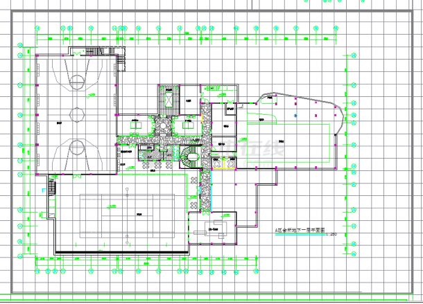 某地两层新中式风格上海会所建筑设计图CAD图纸-图二
