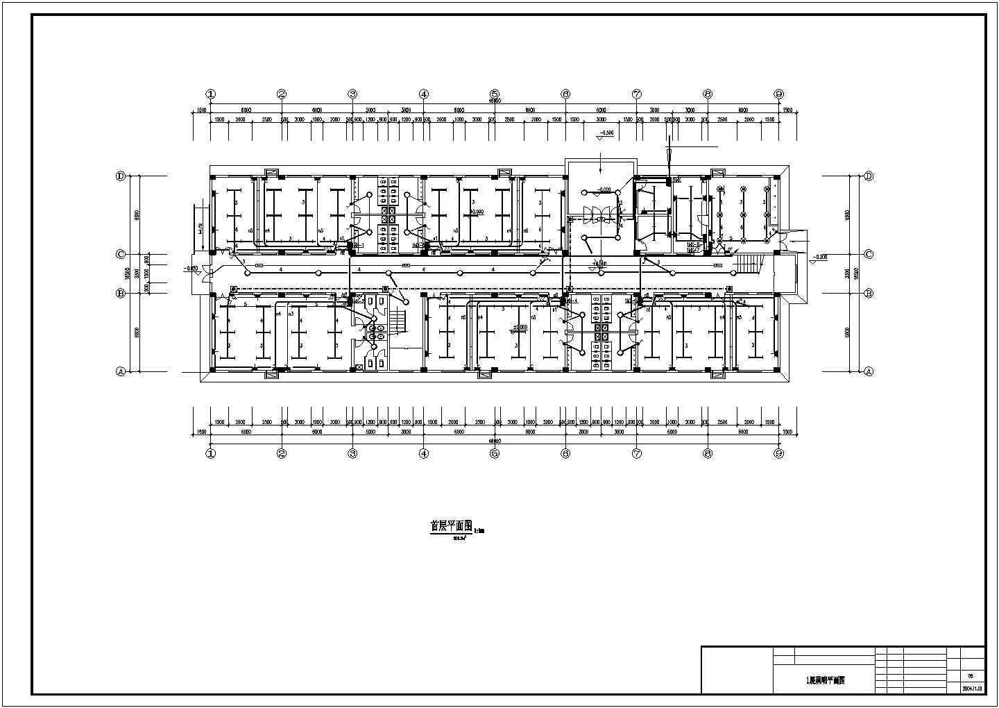 某幼儿园强电建施布置图