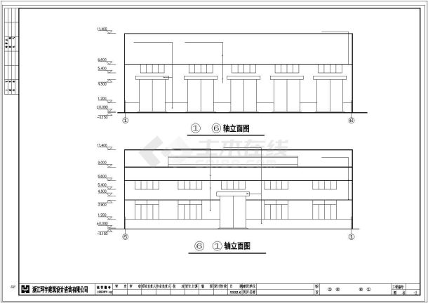 南京某酒店单层锅炉房给排水设计CAD图纸-图一