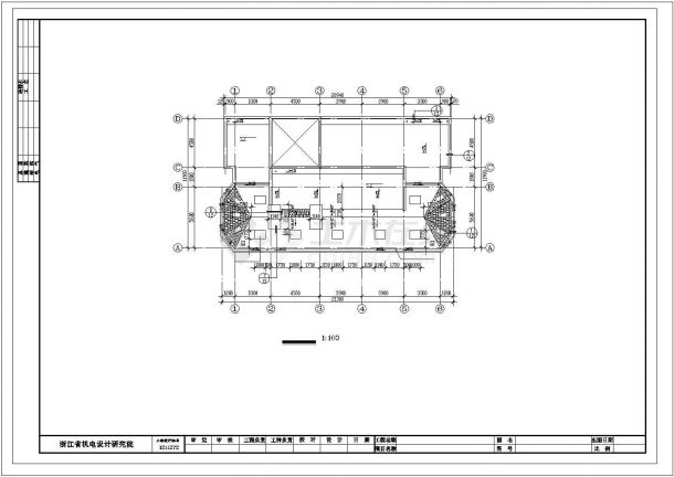 徐州市某城中村2+1层办公别墅楼建筑设计CAD图纸-图二