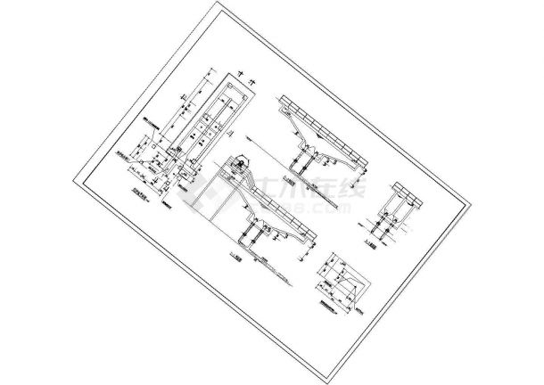 [贵州]淀粉厂水处理施工cad图纸-图二