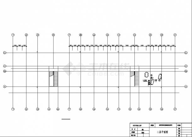 沈阳6层体院住宅楼框架结构设计施工cad图纸，含设计说明-图二
