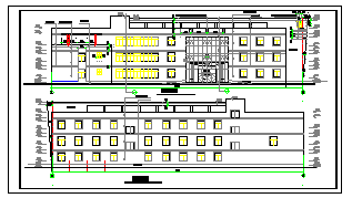 某地区宾馆全套CAD建筑设计施工图纸-图一