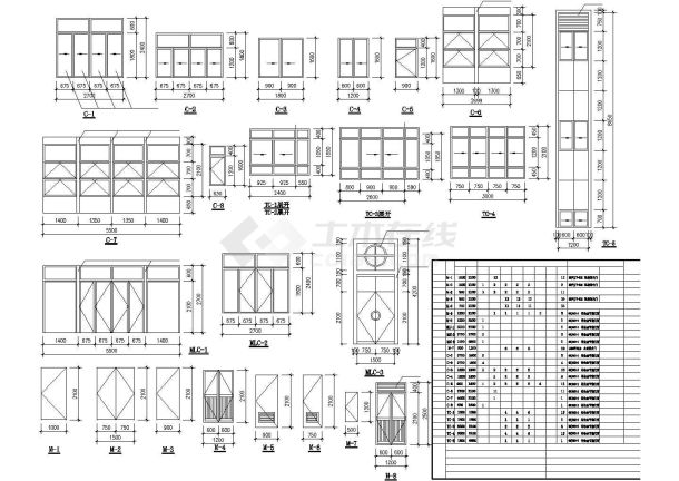 某工人俱乐部施工cad图纸(共20张)-图二