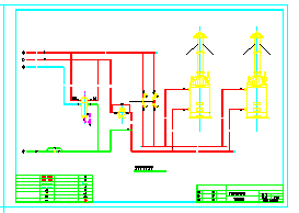 常用的压锅炉房采暖设计cad施工方案图-图一