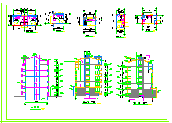 常发置业华都名城16号楼cad建筑设计施工图纸-图一