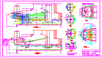 某厂房尾水管钢筋及结果cad详细设计施工图纸_图1