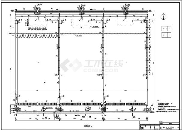 某污水处理厂施工工艺设计详细方案CAD图纸-图二