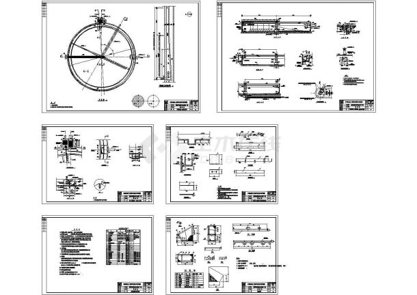 某小型污水处理厂工程工艺设计详细方案CAD图纸-图一