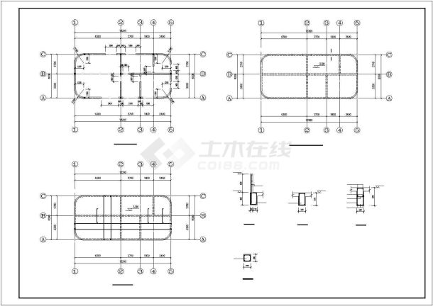 某地管理房建筑电气设计CAD图纸-图二